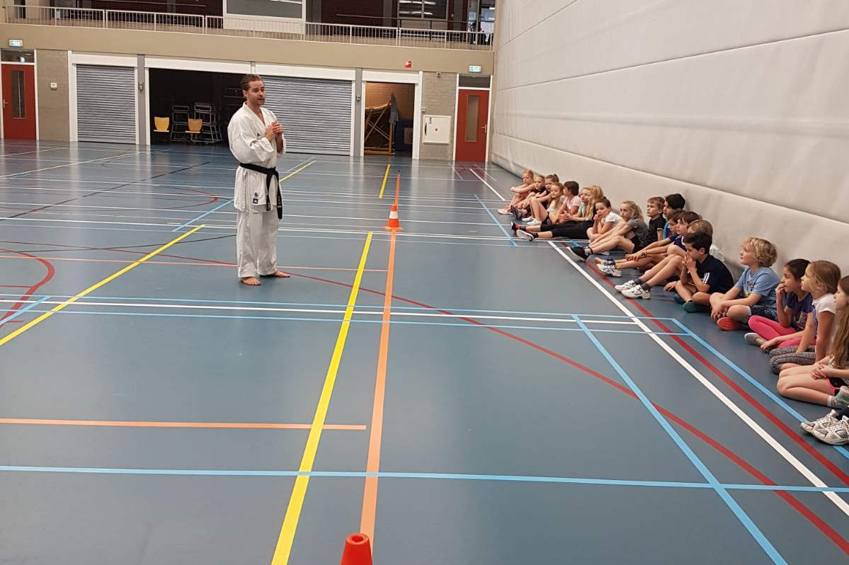 Gérard Theloesen basisschool les karate