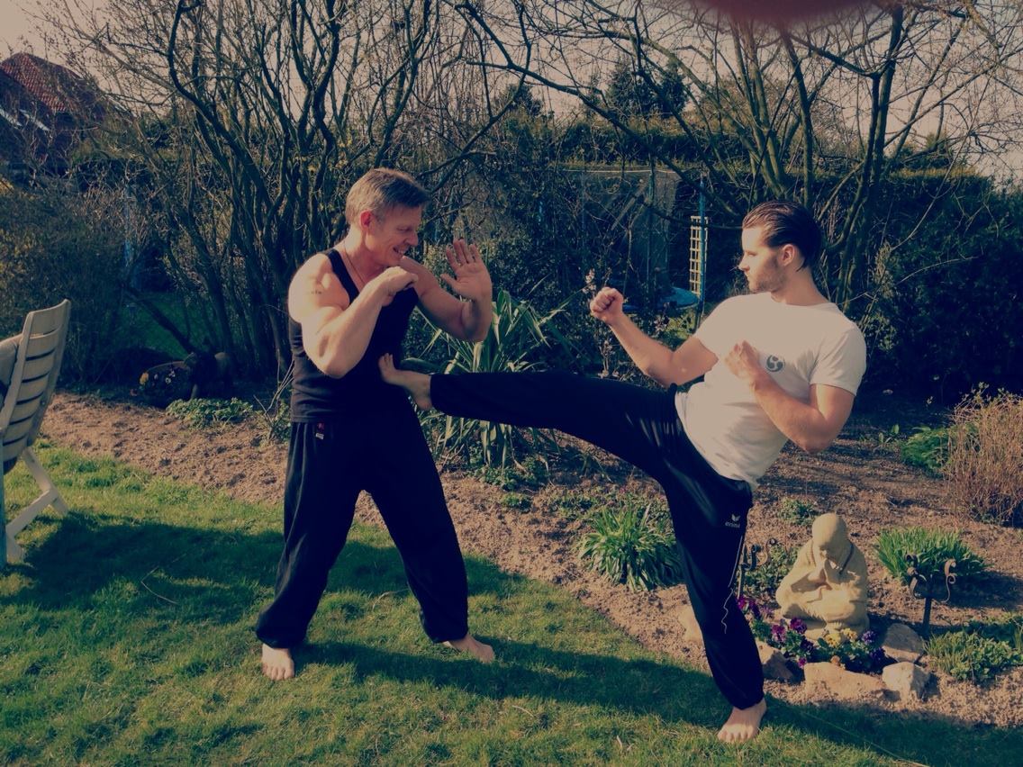 Gérard Theloesen en Paul Gal SE-FI karate Kung Fu