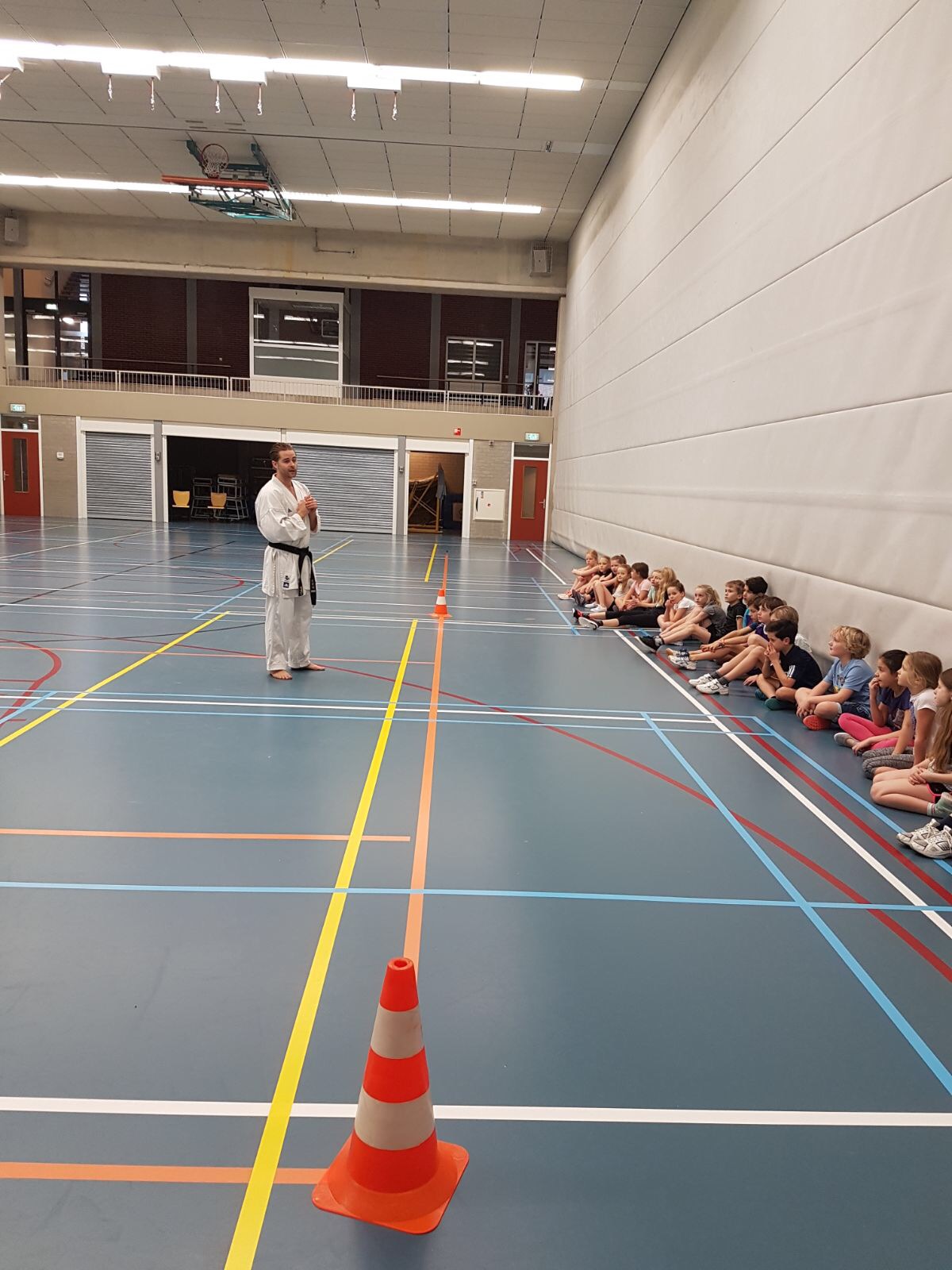 SE-FI karate clinic basisschool Gérard Theloesen