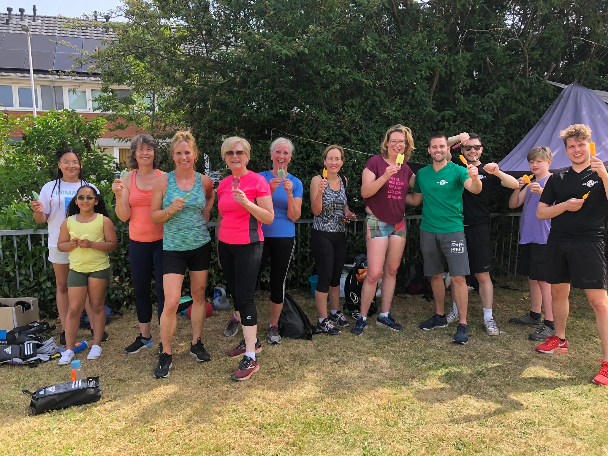 bootcamp ijsje eten na de training SEFI